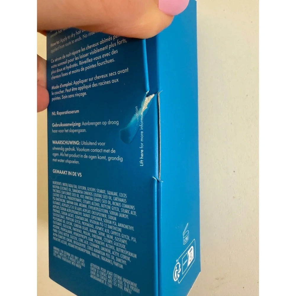 Fekkai Super Strength+ PM Repair Serum 1.7 oz‎ Overnight Bonding Split End NIB